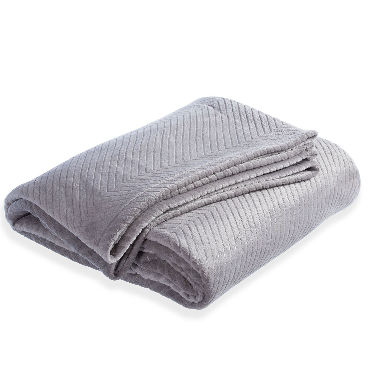 Ριχτάρι Καναπέ Τριθέσιου Fleece (180X300) Nef-Nef Homeware Dakari Grey Home Λευκά Είδη Σαλονιού Ριχτάρια Spitishop