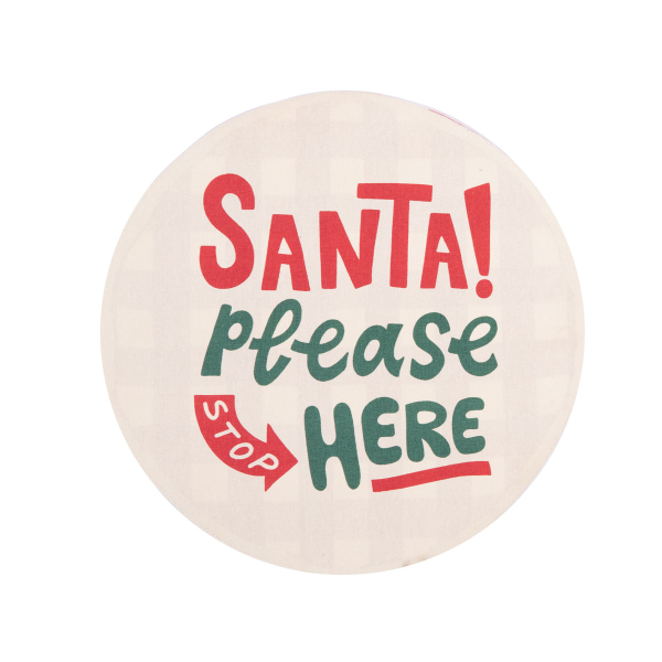 Χριστουγεννιάτικο Πατάκι Μπάνιου (Φ70) Nef-Nef Santa Please