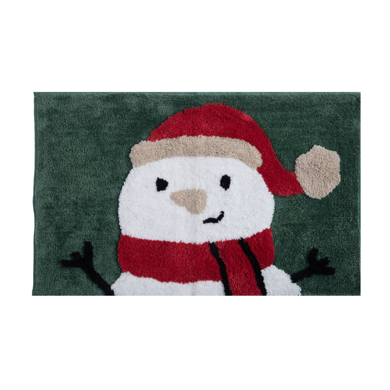 Χριστουγεννιάτικο Πατάκι Μπάνιου (50x80) Nef-Nef Happy Snowman