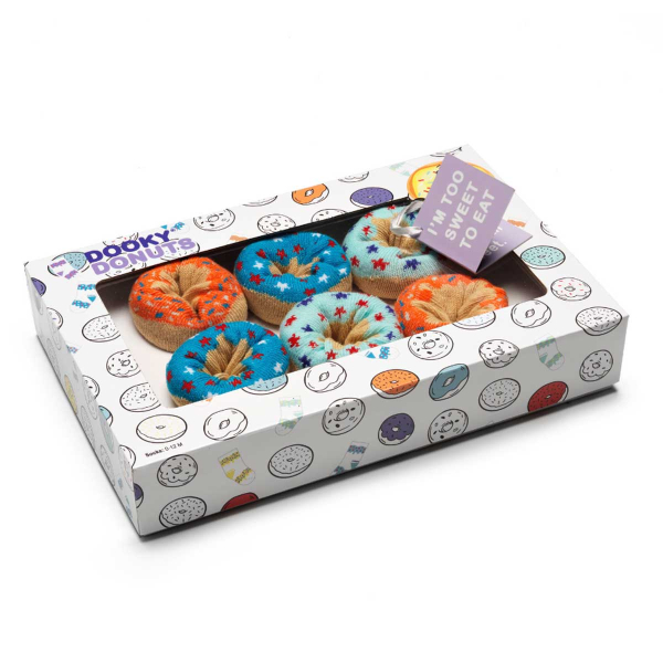 Βρεφικά Καλτσάκια (Σετ 3 Ζεύγη) Dooky Donut Blueberry Orange DK-128331