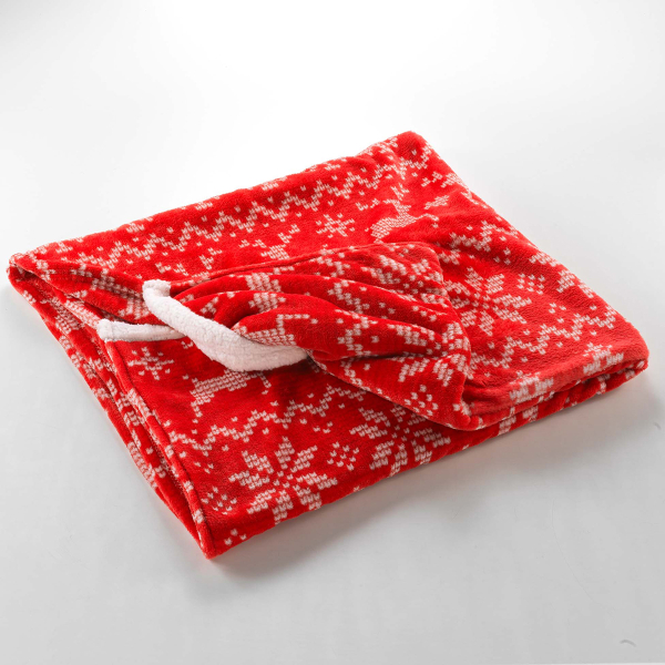 Χριστουγεννιάτικη Κουβέρτα Καναπέ (125x150) L-C Holly 1612207