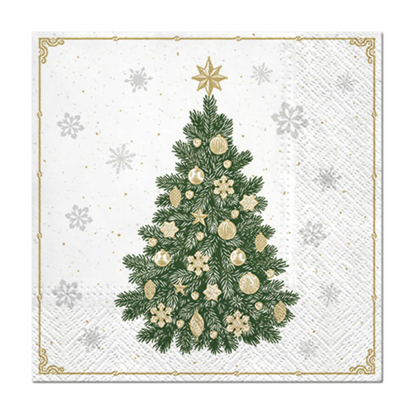 Χριστουγεννιάτικες Χαρτοπετσέτες Σετ 20τμχ (33x33) L-C Christmas Tree 6SNL475