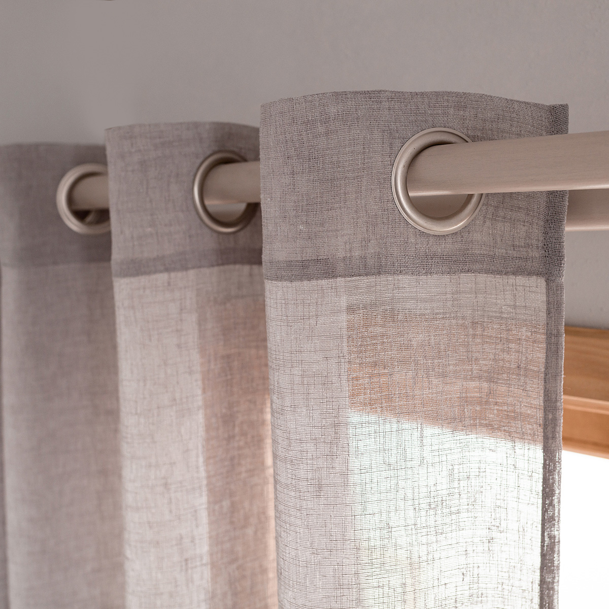 Κουρτίνα (140X280) με Τρουκς Gofis Home Combe Shadow Grey Aw24 502 48 Κουρτίνες Σαλονιού Spitishop