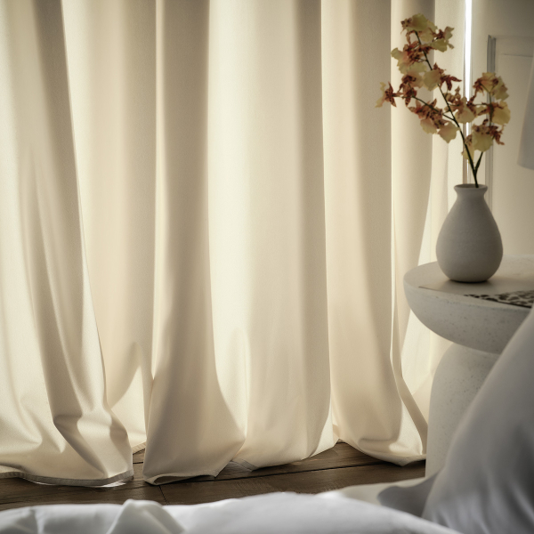 Κουρτίνα Βελουτέ (140x280) Με Τρουκς Gofis Home Winter Moon Ecru 711/05