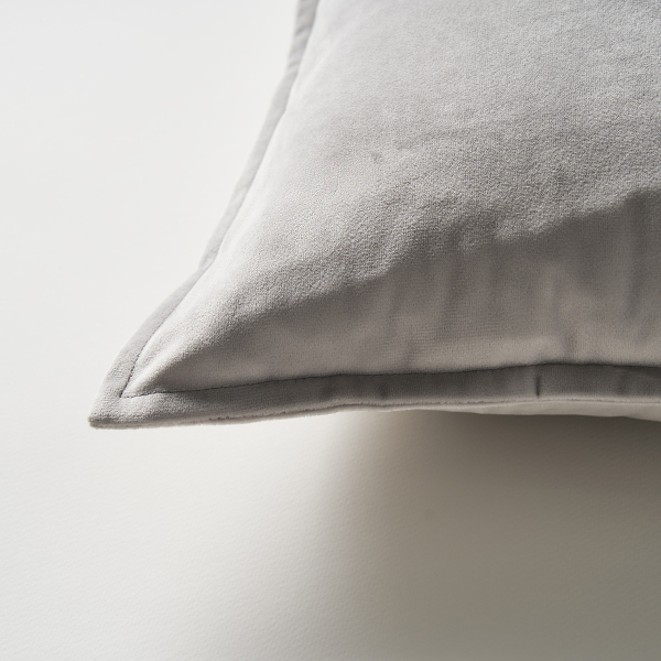 Διακοσμητική Μαξιλαροθήκη Βελουτέ (43x43) Gofis Home Winter Water Grey 710/34