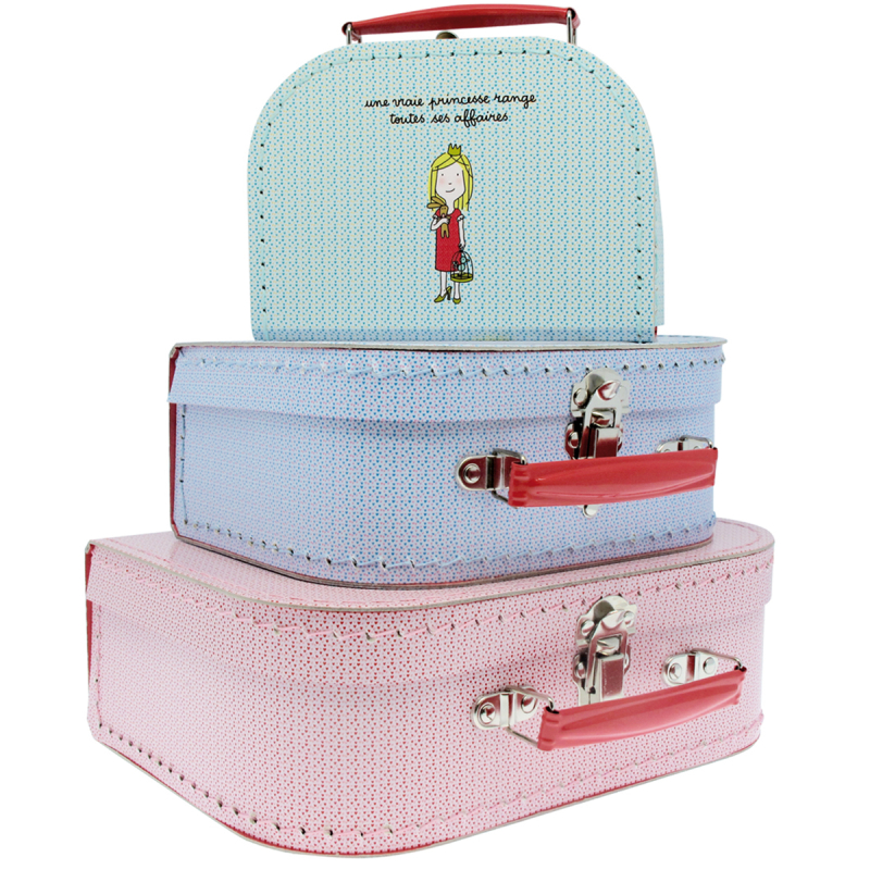 Βαλίτσες Αποθήκευσης (Σετ 3τμχ) Petit Jour Princess 52-227/14