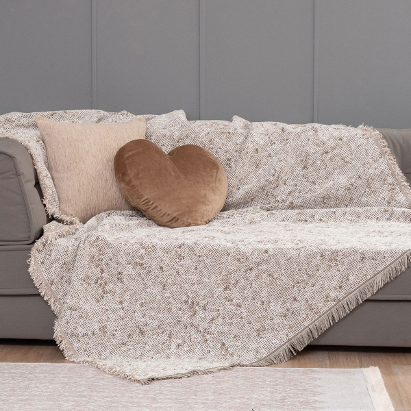 Ριχτάρι Καναπέ Τετραθέσιου (180x320) Palamaiki Spotty Beige