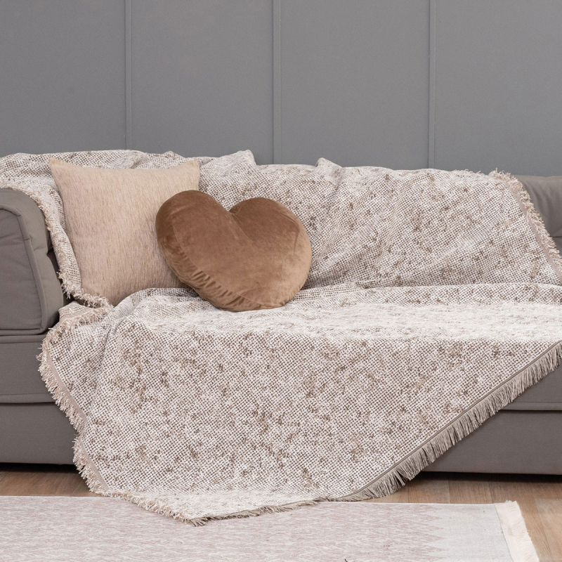 Ριχτάρι Καναπέ Τετραθέσιου (180x320) Palamaiki Spotty Beige