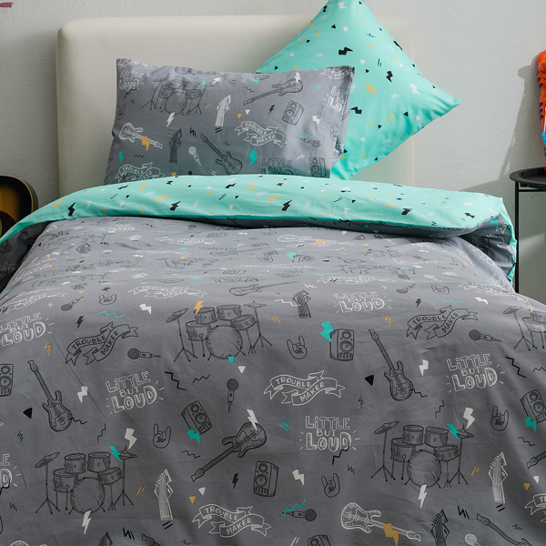 Πάπλωμα Μονό (160x230) 2 Όψεων Vesta Rock