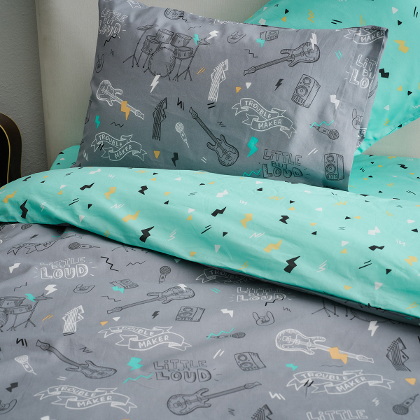 Πάπλωμα Μονό (160x230) 2 Όψεων Vesta Rock