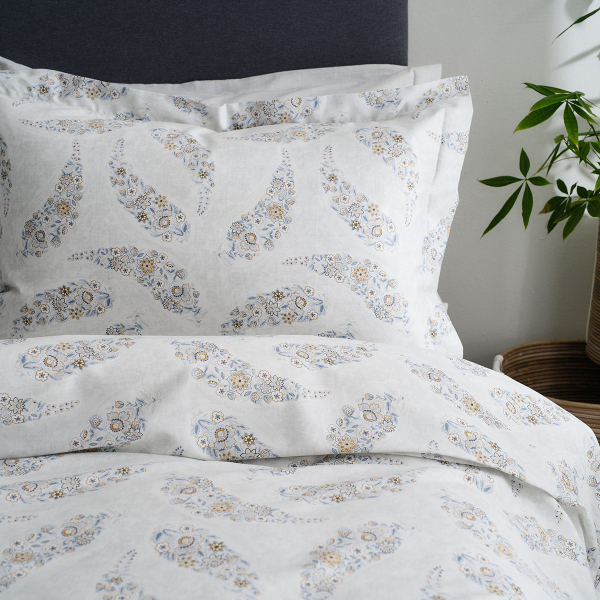 Παπλωματοθήκη Υπέρδιπλη (Σετ 230x240) 2 Όψεων Vesta Elegant Karen 1