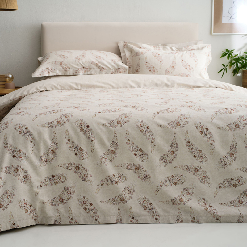 Παπλωματοθήκη King Size (Σετ 260x240) 2 Όψεων Vesta Elegant Karen 2