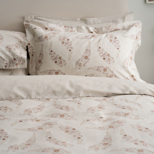 Παπλωματοθήκη King Size (Σετ 260x240) 2 Όψεων Vesta Elegant Karen 2