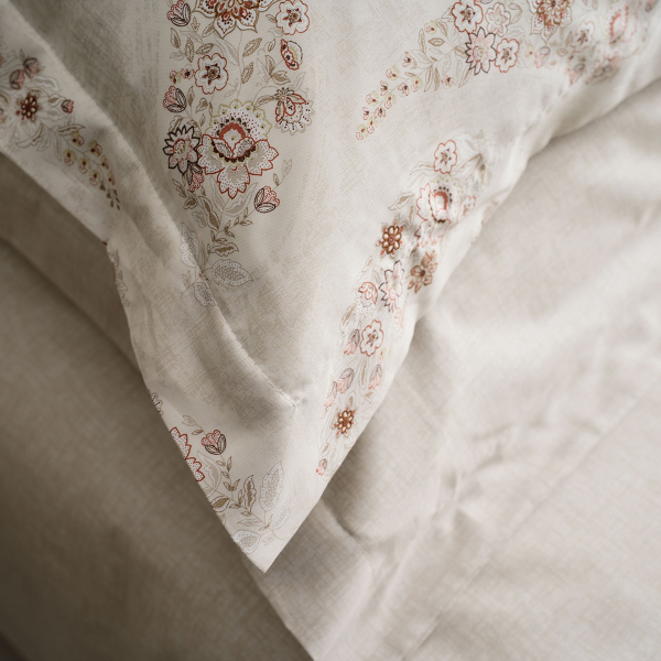 Παπλωματοθήκη King Size (Σετ 260x240) 2 Όψεων Vesta Elegant Karen 2