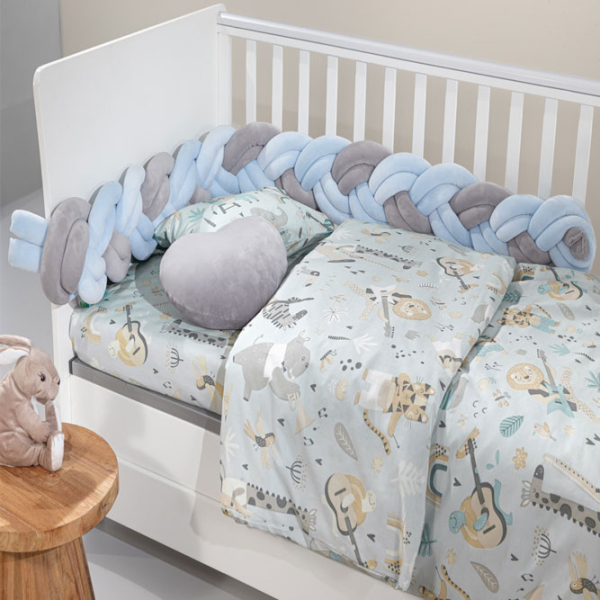 Πάντα Κούνιας - Πλεξούδα (200x20) Saint Clair Bump Boy