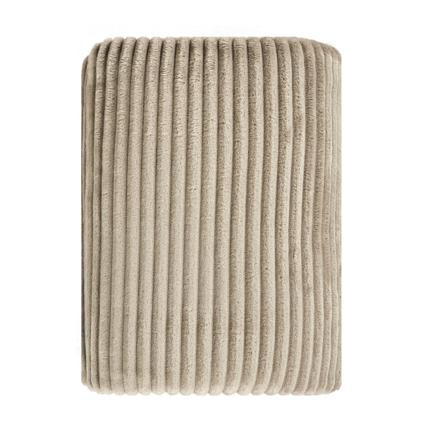 Διακοσμητικό Ριχτάρι Fleece/Κουβέρτα Καναπέ (130x180) Kentia Versus Sergio 26 Ecru