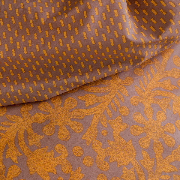 Κουβερλί Μονό (160x240) Nima Bed Linen Salma Deep Orange