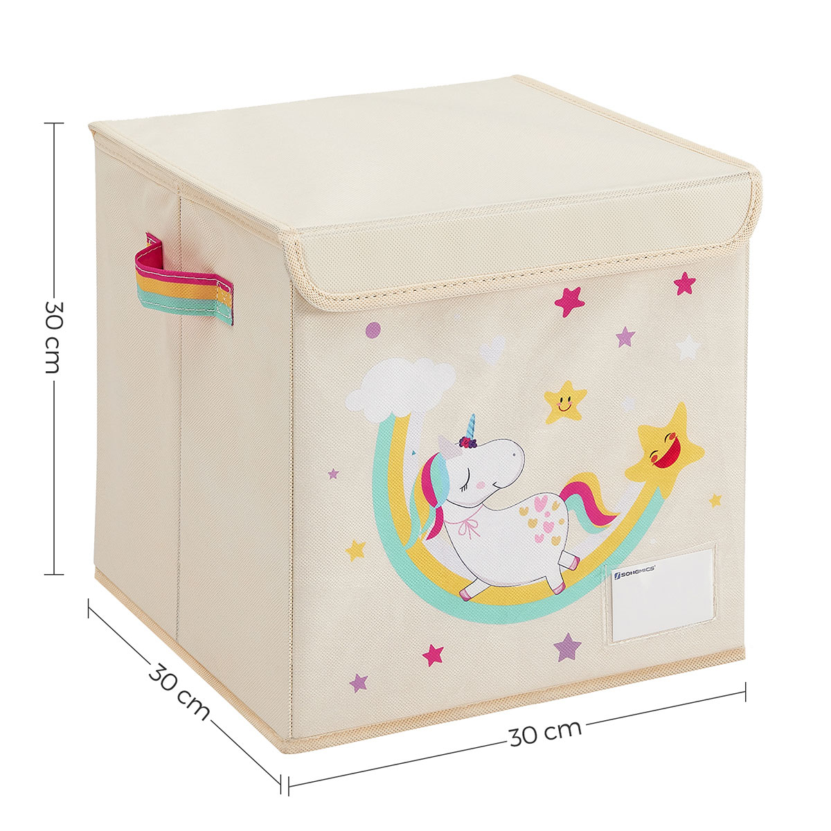 Κουτιά Αποθήκευσης (Σετ 3Τμχ) Songmics Rfb710W03 Home Οργάνωση & Αποθήκευση Βρεφικού - Παιδικού Spitishop