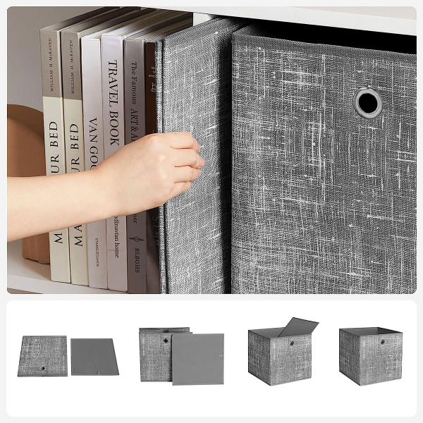 Κουτιά Αποθήκευσης (Σετ 6τμχ) Songmics RFB002G02V1