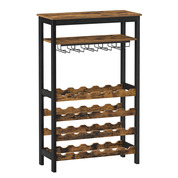 Επιδαπέδια Κάβα Ποτών Για 24 Μπουκάλια (66x30x100) Songmics KWR028B01