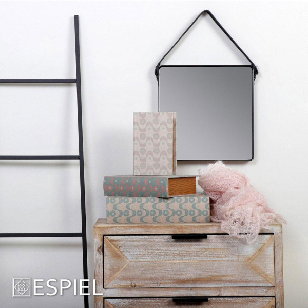 Διακοσμητικός Καθρέφτης Τοίχου (30x3x30) Espiel MAZ105