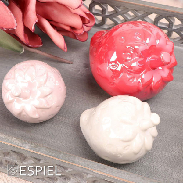 Διακοσμητική  Φράουλα (9.5x7.7x8.5) Espiel DOS241K6