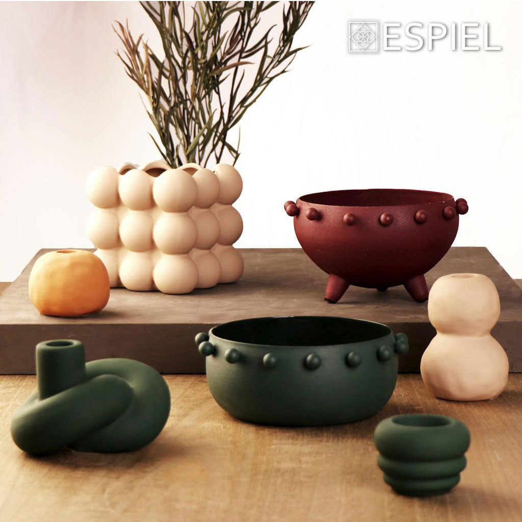 Διακοσμητικό Μπολ (Φ26X15 5) Espiel Aka247 Home Διακόσμηση Δίσκοι - Πιατέλες Μπωλ Spitishop