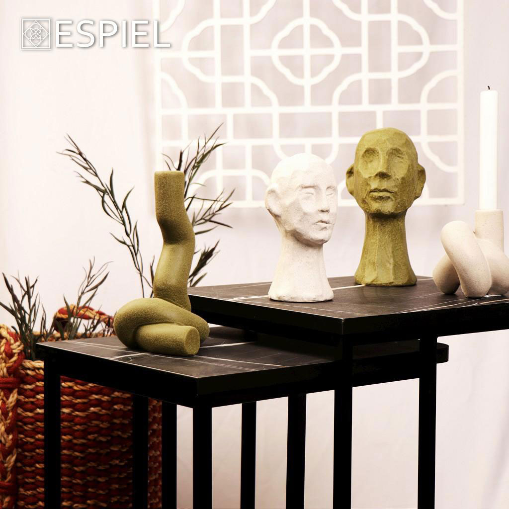 Διακοσμητική Φιγούρα Κεφάλι (11 7X11X21 7) Espiel Kla333K1 Home Διακόσμηση Επιτραπέζια Διακοσμητικά Spitishop
