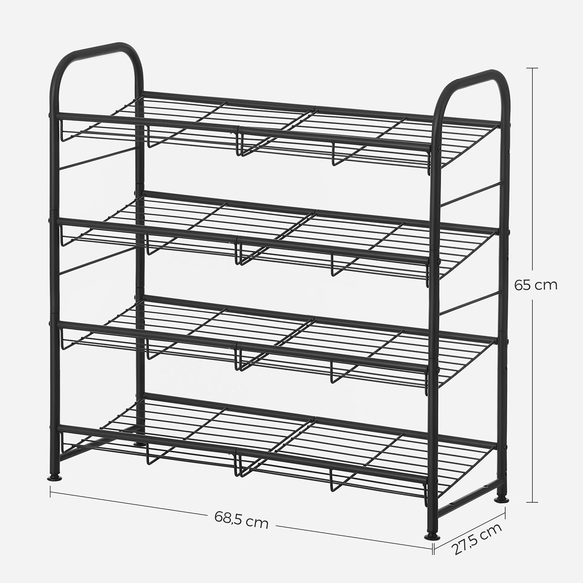 Παπουτσοθήκη 12 Θέσεων (68 5X27 5X65) Songmics Lmr067B01 Home Έπιπλα Παπουτσοθήκες Spitishop