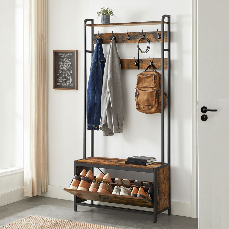 Έπιπλο Εισόδου - Παπουτσοθήκη 8 Θέσεων (85x30x180) Vasagle HSR405B01