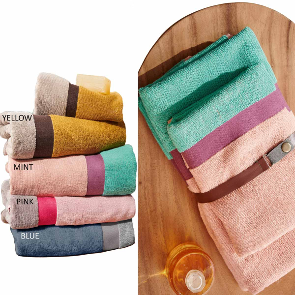 Πετσέτες Μπάνιου (Σετ 2τμχ) Palamaiki Towels Fandago 500gsm