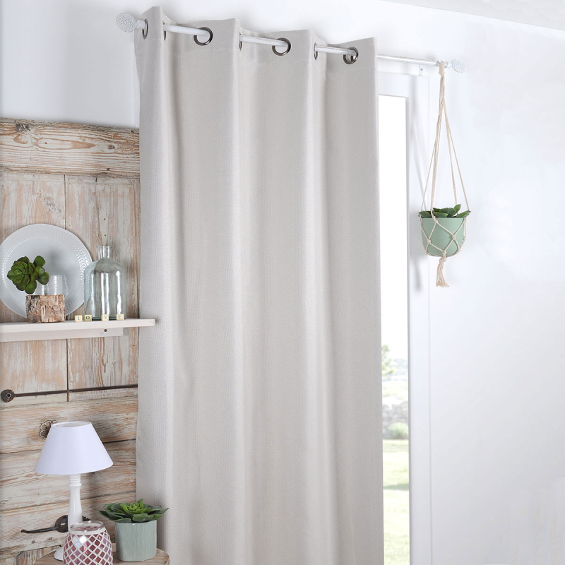 Θερμομονωτική Κουρτίνα (140x260) Με Τρουκς S-F Copenhague Ecru R68937101