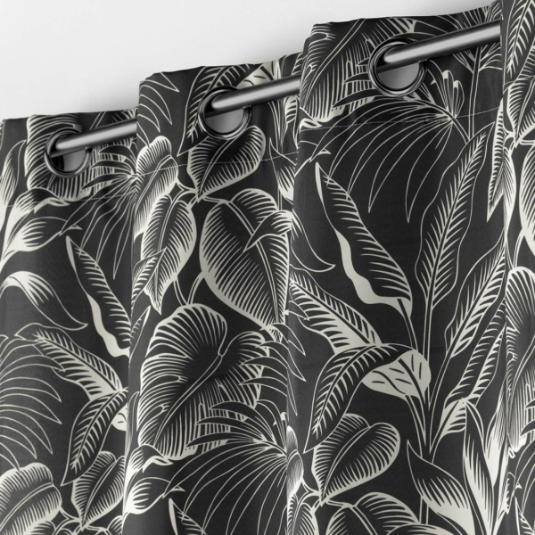 Κουρτίνα (140x260) Με Τρουκς L-C Cabana Noir 1611992