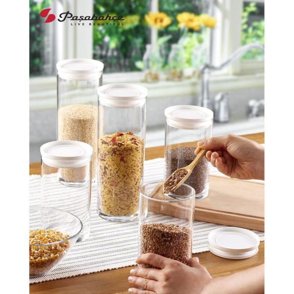 Δοχείο Αποθήκευσης 1.23lt Με Αεροστεγές Κλείσιμο Pasabahce By Espiel SP43756G2B