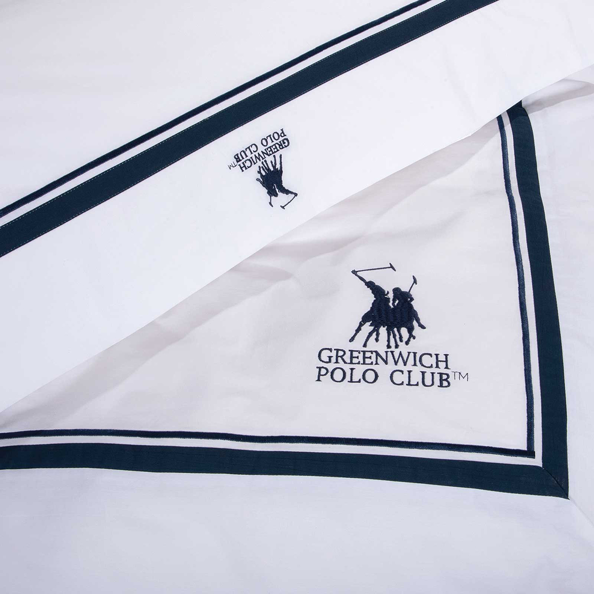 Σεντόνια King Size (Σετ) Greenwich Polo Club Classic 2174 Home Λευκά Είδη Κρεβατοκάμαρας Spitishop