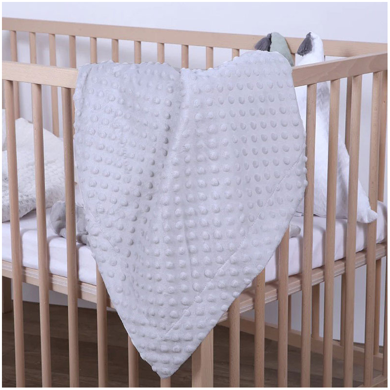 Κουβέρτα Minky Αγκαλιάς (80x110) Gamberritos Γκρι