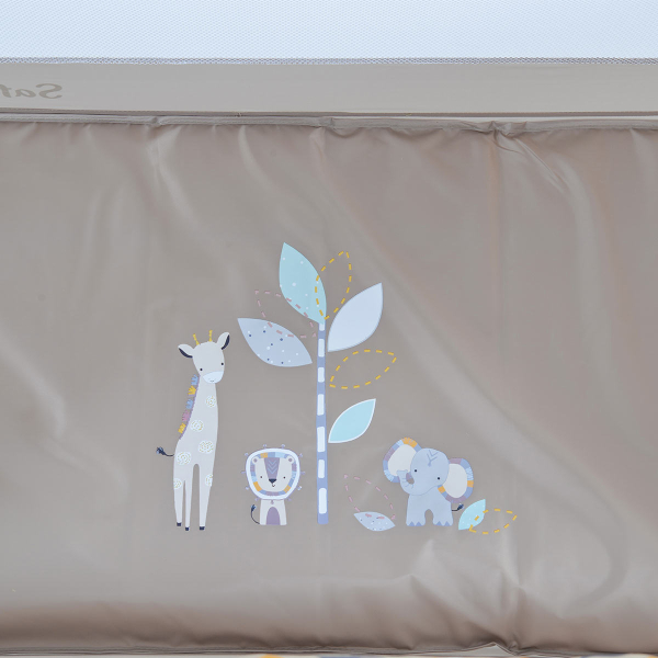 Παρκοκρέβατο (0+ Μηνών/Έως 15kg) Moni Safari Beige
