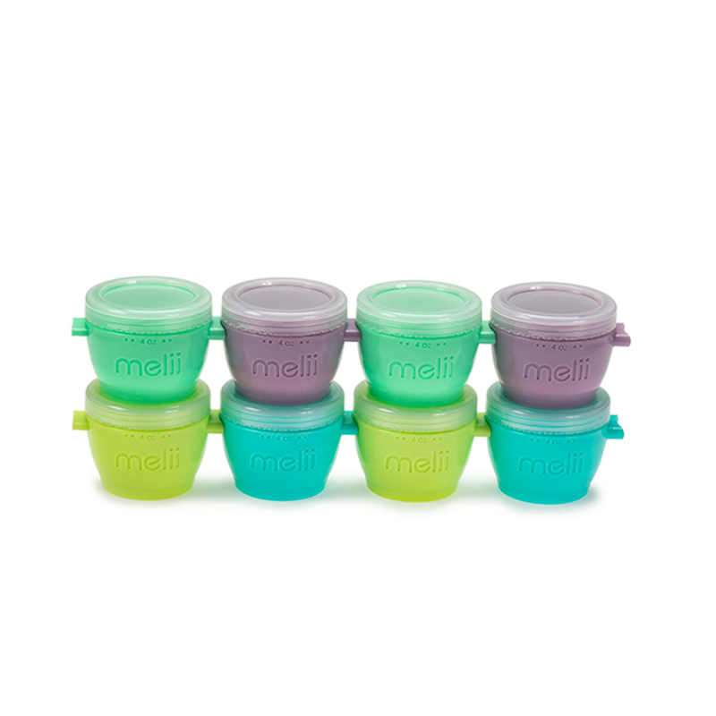 Φαγητοδοχεία (Σετ 8τμχ) Melii Snap and Go Pods 11080