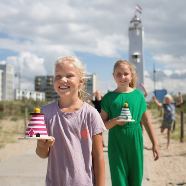 Ξύλινο Παιχνίδι Ισορροπίας (Σετ 2 τμχ) Bs Toys Φάροι