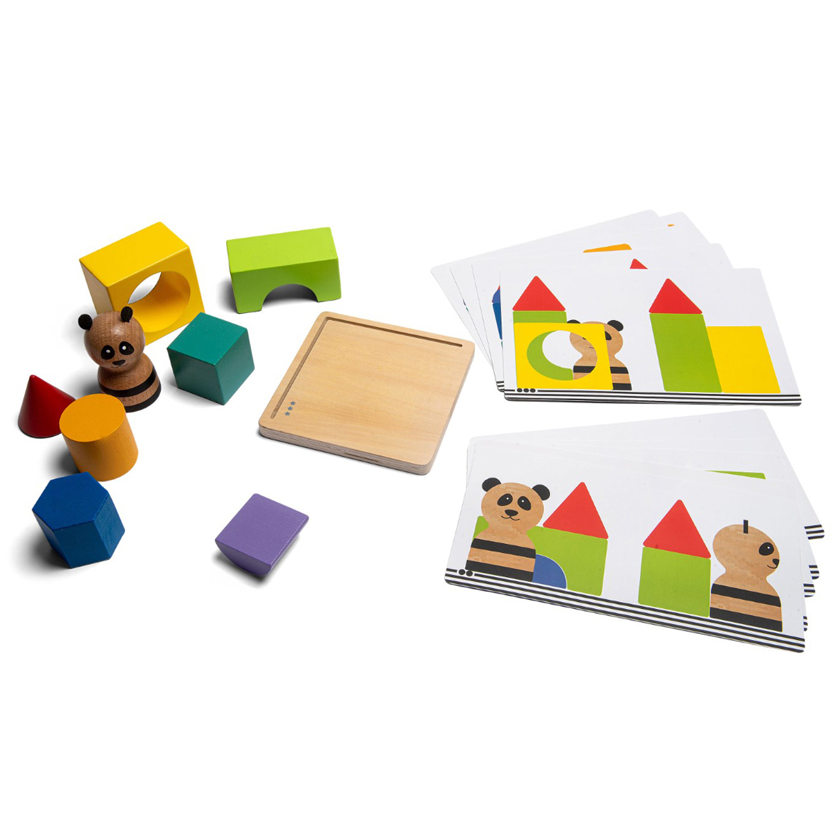 Ξύλινο Παζλ (Σετ) Bs Toys Panda Home Παιχνίδια Ξύλινα Spitishop