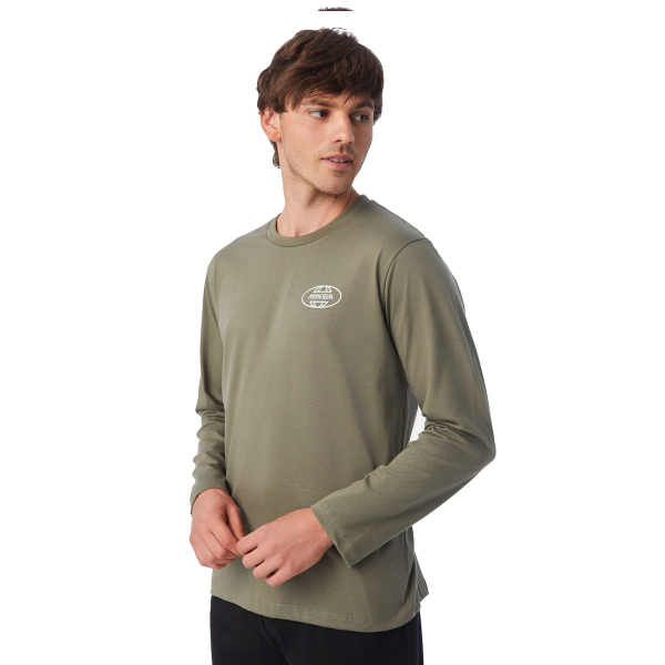 Πιτζάμα Ανδρική Χειμωνιάτικη Minerva Fun Fact 71117-111 Χακί