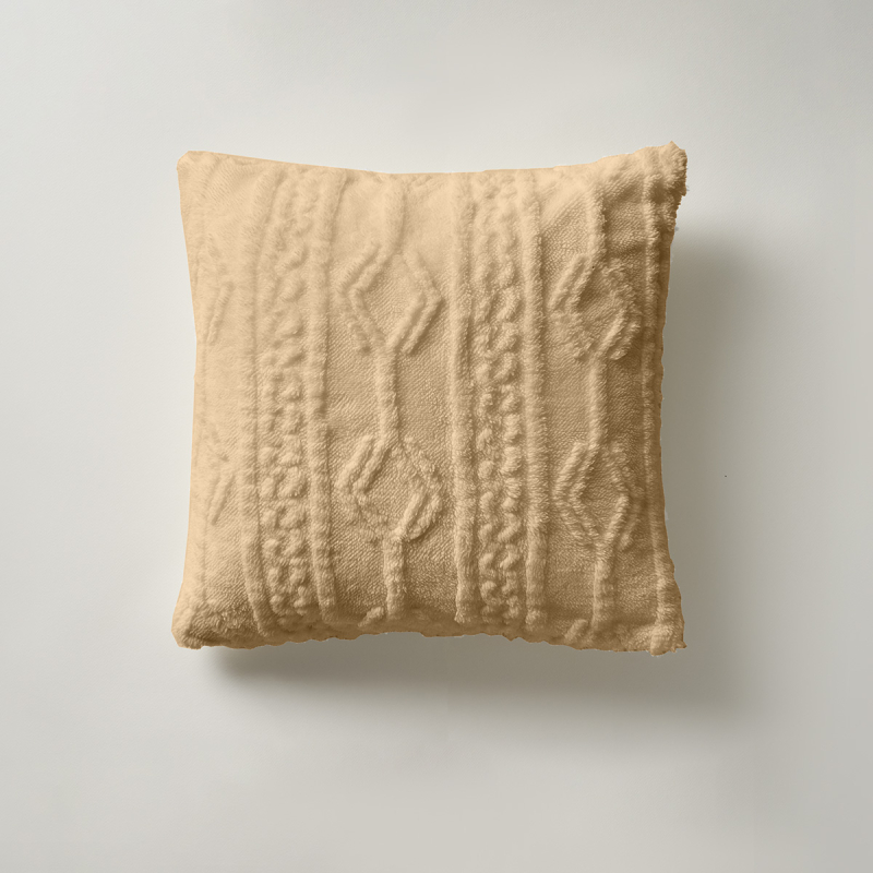 Διακοσμητική Μαξιλαροθήκη Γούνινη (43x43) Gofis Home Nellie Craft Beige 725/04