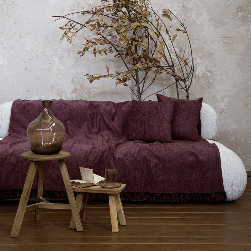 Ριχτάρι Καναπέ Διθέσιου (180x240) Nima Matis Bordeaux