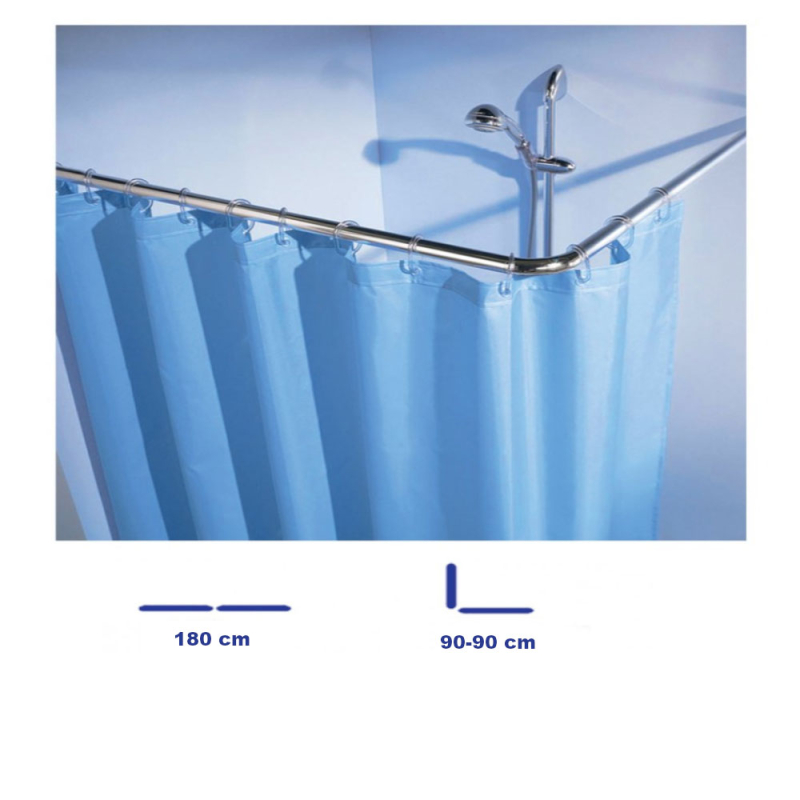 Βραχίονας Μπάνιου Γωνιακός 90x90 San Lorentzo 202402