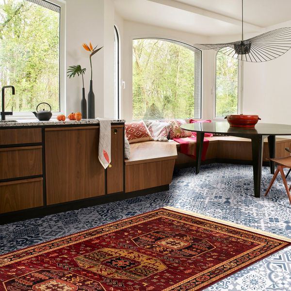 Χαλί (133x190) New Plan Persia 6057 Burgundy