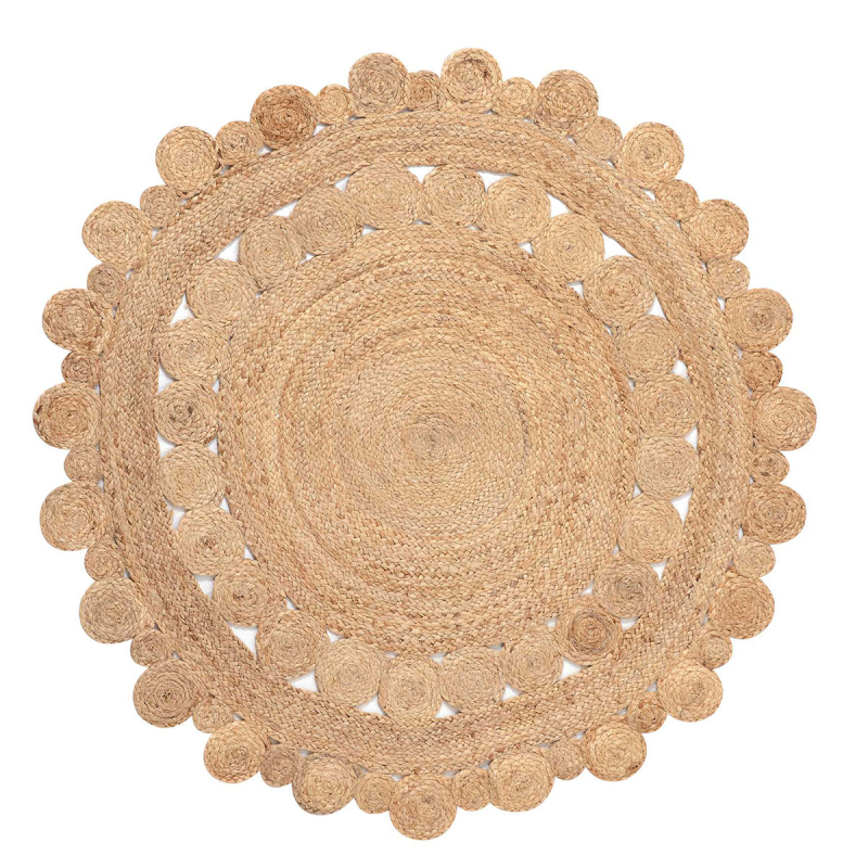 Στρογγυλό Χαλί Καλοκαιρινό (Φ120) Silk Fashion 1758