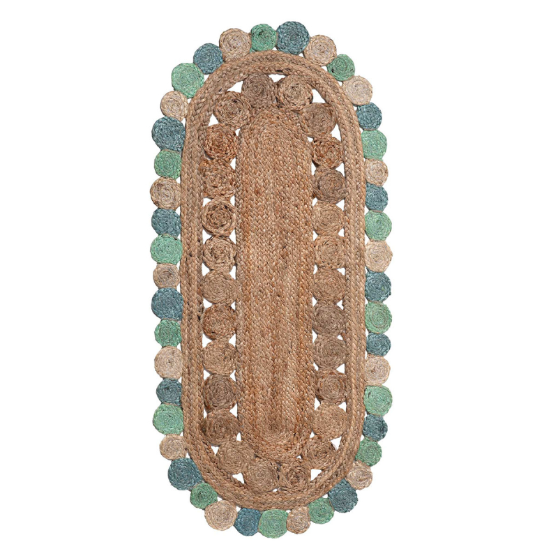 Οβάλ Καλοκαιρινό Χαλί (70x160) Silk Fashion 1780