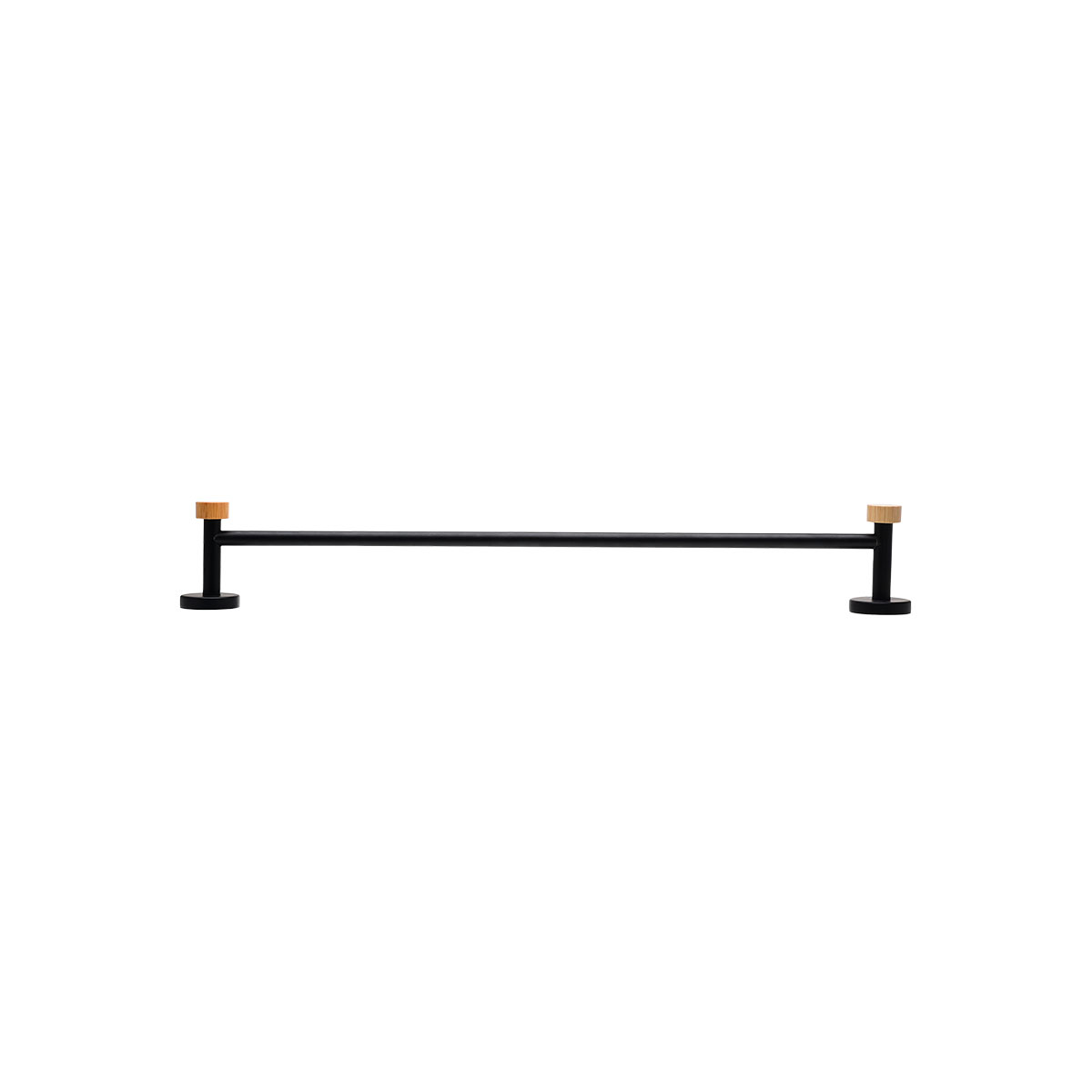 Κρεμάστρα Μπάνιου για Πετσέτες (65 4X9X5 2) Estia Bamboo Essentials Black 02-14803 Home Οργάνωση & Αποθήκευση Κρεμάστρες Γαντζάκια - Κρεμαστράκια 