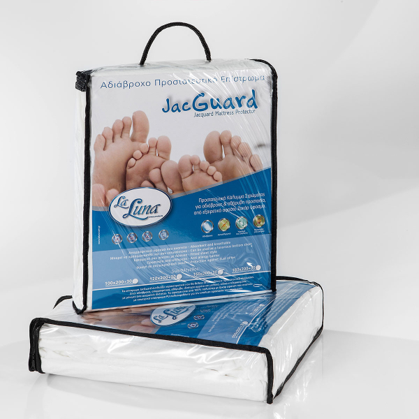 Κάλυμμα Στρώματος Ημίδιπλο (110x200+30) Αδιάβροχο La Luna Jacguard