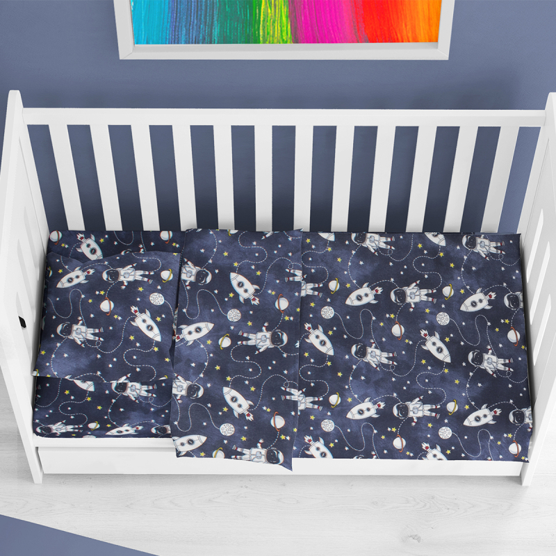 Φανελένια Παπλωματοθήκη Κούνιας (120x160) Dimcol Travel 90